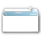 Конверт BusinessPost E65 90 г/кв.м белый стрип с внутренней запечаткой с правым окном (1000 штук в упаковке) Фото 0