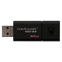 Флеш-память USB 3.2 Gen 1 64 Гб Kingston DataTraveler 100 G3 (DT100G3/64GB)