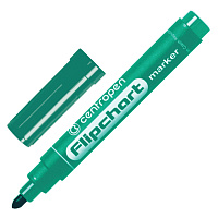 Маркер для флипчартов Centropen "8550" зеленый, пулевидный, 2,5мм