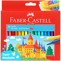 Фломастеры Faber-Castell Замок 36 цветов смываемые
