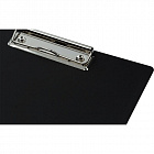 Папка-планшет с зажимом и крышкой Attache A4 пластиковая черная Фото 2