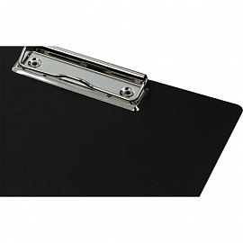 Папка-планшет с зажимом и крышкой Attache A4 пластиковая черная