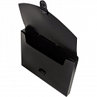 Папка-портфель пластиковая Attache A4 черная (317х240 мм, 1 отделение) Фото 2