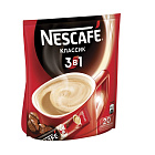 Кофе растворимый порционный NESCAFE "3 в 1 Классик", КОМПЛЕКТ 20 пакетиков по 14,5 г, 12460849 Фото 2