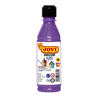 Краска акриловая JOVI, 250мл, пластиковая бутылка, фиолетовый