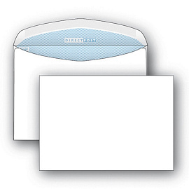 Конверт DirectPost С5 90 г/кв.м белый декстрин с внутренней запечаткой (1000 штук в упаковке)