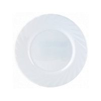 Тарелка десертная стекло Luminarc Трианон диаметр 155 мм белая (артикул производителя D7501)