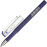 Ручка гелевая неавтоматическая Attache Mystery синяя корпус soft touch (толщина линии 0.5 мм)