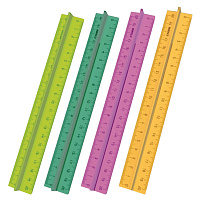 Линейка пластиковая 20 см, "Neon Crystal", с держателем, прозрачная, неоновая, ассорти, ЛН17 фото Линейка пластиковая 20 см, "Neon Crystal", с держателем, прозрачная, неоновая, ассорти, ЛН17