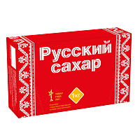 Сахар-рафинад РУССКИЙ 1 кг (196 кусочков, размер 15х16х21 мм)