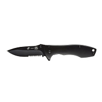 Нож складной Stinger 80 мм нержавеющая сталь/алюминий (черный)
