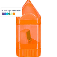 Точилка для карандашей Attache Colorful пластиковая с контейнером цвет ассорти