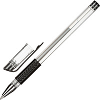 Ручка гелевая неавтоматическая Attache Economy черная (толщина линии 0.3-0.5 мм)