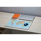 Коврик на стол Attache 380x590 мм комбинированный с картой мира Фото 2