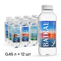 Вода питьевая Байкальская глубин Baikal430 негаз 0.45л ПЭТ 12 шт/уп, 960563