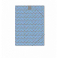 Папка на резинке Attache A4 30 мм картонная до 300 листов синяя (плотность 270 г/кв.м)