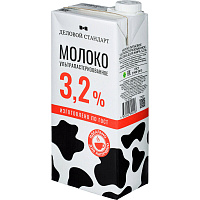 Молоко Деловой стандарт питьевое ультрапастеризованное 3.2% 1 л