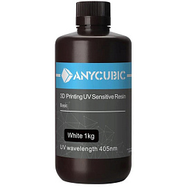 Фотополимер для 3D-принтера Anycubic Basic белый 1 л