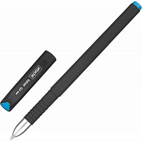 Ручка гелевая неавтоматическая Attache Velvet синяя корпус soft touch (толщина линии 0.5 мм)