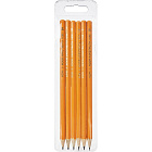 Набор чернографитных карандашей (HB, H, B, 2H, 2B) Koh-I-Noor 1696 заточенные шестигранные (6 штук в упаковке) Фото 4