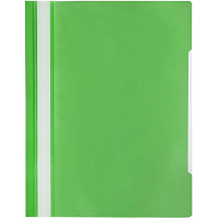 Скоросшиватель пластиковый Attache Элементари до 100 листов зеленый (толщина обложки 0.15/0.18 мм, 10 штук в упаковке)