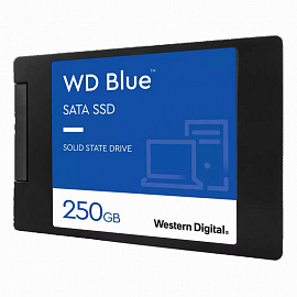 SSD накопитель Western Digital Blue 250 ГБ (WDS250G2B0A)