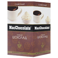 Горячий шоколад в пакетиках MacChocolate сливочный 10 штук в упаковке