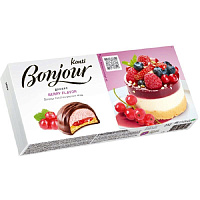 Пирожное десерт Konti Bonjour со вкусом ягод 232 г