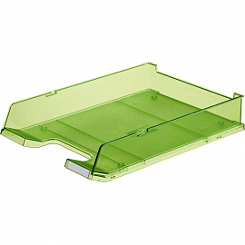 Лоток горизонтальный для бумаг Han пластиковый зеленый