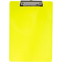 Папка-планшет Attache А4, жесткий пластик 2мм, прозрачный зеленый