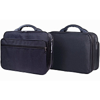 Кейс Attache из полиэстера черного цвета (34x16x27 см)