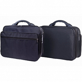 Кейс Attache из полиэстера черного цвета (34x16x27 см)