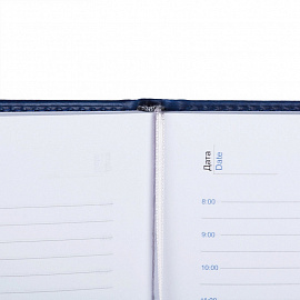 Ежедневник недатированный Attache Вива искусственная кожа А5 176 листов синий (148x218 мм)