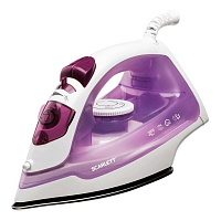 Утюг SCARLETT SC-SI30S06, 2000 Вт, антипригарное покрытие, антинакипь, самоочистка, лиловый