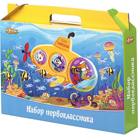 Короб для создания набора первоклассника №1 School Шустрики без наполнения