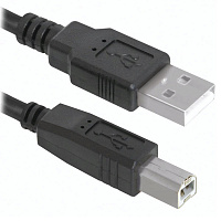 Кабель Defender USB04-17 USB2.0 (AM) - USB (BM), 5м, черный