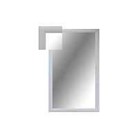 Зеркало настенное Attache 1801 БШ-1 (белый шелк, 1000x600 мм, прямоугольное)