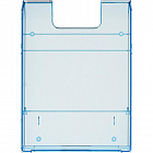 Лоток горизонтальный для бумаг Han пластиковый синий/прозрачный Фото 4