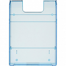 Лоток горизонтальный для бумаг Han пластиковый синий/прозрачный