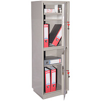 Шкаф бухгалтерский Контур КБС-023т, 1300*420*350, ключевой замок, трейзер