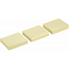 Стикеры Kores 50x40 мм пастельные желтые (3 блока по 100 листов) Фото 0