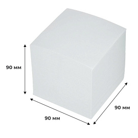 Блок для записей Attache 90x90x90 мм белый (плотность 80 г/кв.м)