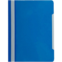 Скоросшиватель пластиковый Attache Economy A4 до 100 листов синий (толщина обложки 0.1/0.12 мм, 10 штук в упаковке)