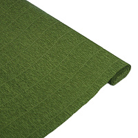 Бумага гофрированная зеленая в рулоне 50x250 см