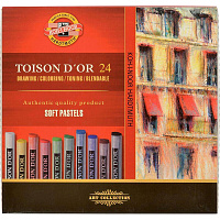 Пастель сухая Koh-I-Noor Toison D`OR Soft круглая 24 цвета