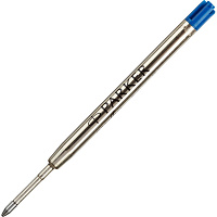 Стержень шариковый Parker Quink Flow синий 98 мм (толщина линии 1 мм, 2 штуки в упаковке, артикул производителя 1950373)