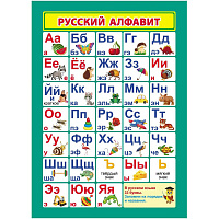 Плакат Издательство Учитель Русский алфавит (210x297 мм)