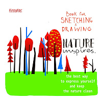 Альбом для рисования и эскизов смешанные техники Kroyter Природа 60 листов