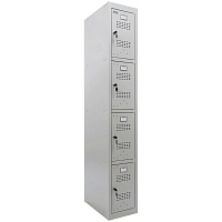 Шкаф для раздевалок модульный Практик ML-14-30 (базовый модуль), 1830*300*500, 1 секция