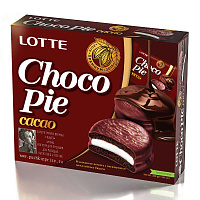 Пирожное Lotte Choco Pie какао 336 г (12 штук в упаковке)